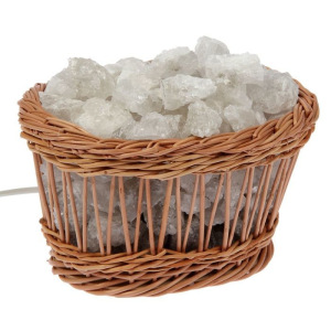 Соляная лампа электрическая "Корзинка из лозы", 17 х 21 х 18 см, 3 кг Соляная лампа электрическая "Корзинка из лозы", 17 х 21 х 18 см, 3 кг