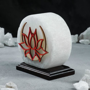 Соляная лампа "Панно Лотос", 16 см Соляная лампа "Панно Лотос", 16 см