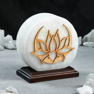 Соляная лампа "Панно Лотос", 16 см Соляная лампа "Панно Лотос", 16 см
