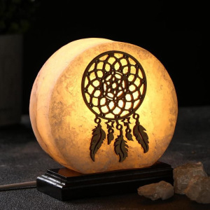 Соляная лампа "Панно ловец снов", 9 см × 15 см × 21 см, микс Соляная лампа "Панно ловец снов", 9 см × 15 см × 21 см, микс