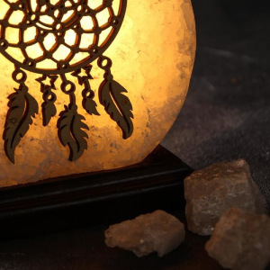 Соляная лампа "Панно ловец снов", 9 см × 15 см × 21 см, микс Соляная лампа "Панно ловец снов", 9 см × 15 см × 21 см, микс