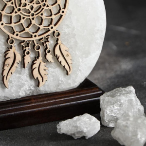 Соляная лампа "Панно ловец снов", 9 см × 15 см × 21 см, микс Соляная лампа "Панно ловец снов", 9 см × 15 см × 21 см, микс