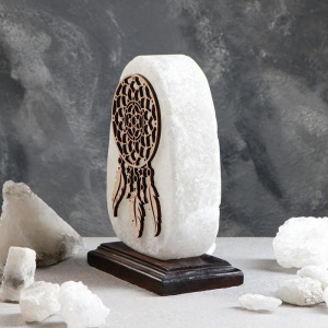 Соляная лампа "Панно ловец снов", 9 см × 15 см × 21 см, микс Соляная лампа "Панно ловец снов", 9 см × 15 см × 21 см, микс