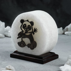 Соляная лампа "Панно Панда", 16 см Соляная лампа "Панно Панда", 16 см