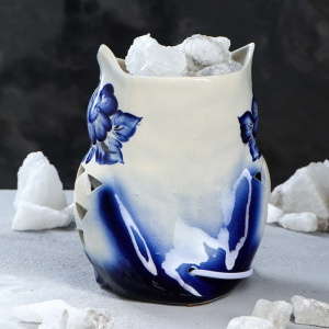 Соляная лампа "Совёнок роспись", 23 см Соляная лампа "Совёнок роспись", 23 см