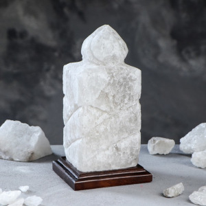 Соляная лампа "Свеча", цельный кристалл, 26 см, 3-4 кг Соляная лампа "Свеча", цельный кристалл, 26 см, 3-4 кг