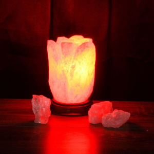 Соляная лампа "Тюльпан малый", цельный кристалл, 15 см, 1,5 кг Соляная лампа "Тюльпан малый", цельный кристалл, 15 см, 1,5 кг