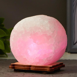 Соляной светильник "Круг" LED (диод цветной) USB белая соль 12,5*5*10 см Соляной светильник "Круг" LED (диод цветной) USB белая соль 12,5*5*10 см