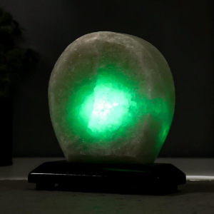 Соляной светильник "Круг" LED (диод цветной) USB белая соль 12,5*5*10 см Соляной светильник "Круг" LED (диод цветной) USB белая соль 12,5*5*10 см