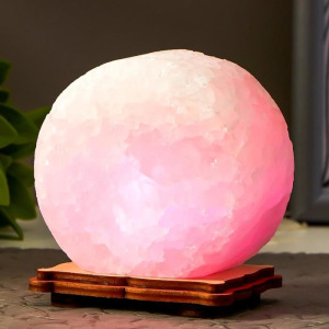 Соляной светильник "Круг" LED (диод цветной) USB белая соль 12,5*5*10 см Соляной светильник "Круг" LED (диод цветной) USB белая соль 12,5*5*10 см