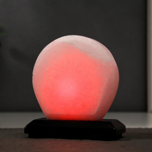 Соляной светильник "Круг" LED (диод цветной) USB белая соль 12,5*5*10 см Соляной светильник "Круг" LED (диод цветной) USB белая соль 12,5*5*10 см