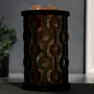 Соляной светильник с диммером цилиндр "Круги" 1х15Вт Е14, 1,5-2 кг 19х12х12 см Соляной светильник с диммером цилиндр "Круги" 1х15Вт Е14, 1,5-2 кг 19х12х12 см