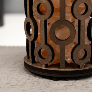 Соляной светильник с диммером цилиндр "Круги" 1х15Вт Е14, 1,5-2 кг 19х12х12 см Соляной светильник с диммером цилиндр "Круги" 1х15Вт Е14, 1,5-2 кг 19х12х12 см