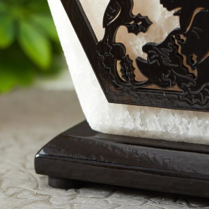 Соляной светильник с диммером "Ангел малый" Е14 15Вт 1,3 кг белая соль 13х8х15 см Соляной светильник с диммером "Ангел малый" Е14 15Вт 1,3 кг белая соль 13х8х15 см