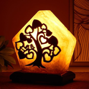 Соляной светильник с диммером "Дерево малое" Е14 15Вт 1,3 кг белая соль 13х8х15 см Соляной светильник с диммером "Дерево малое" Е14 15Вт 1,3 кг белая соль 13х8х15 см