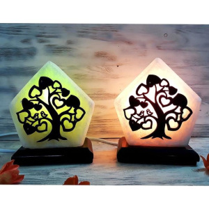 Соляной светильник с диммером "Дерево малое" Е14 15Вт 1,3 кг белая соль 13х8х15 см Соляной светильник с диммером "Дерево малое" Е14 15Вт 1,3 кг белая соль 13х8х15 см