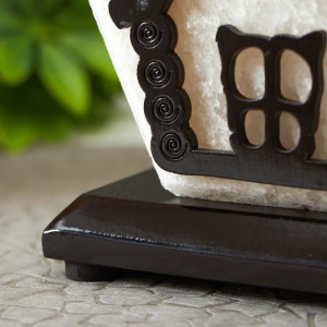 Соляной светильник с диммером "Домик №4" Е14 15Вт 1,3 кг белая соль 13х8х15 см Соляной светильник с диммером "Домик №4" Е14 15Вт 1,3 кг белая соль 13х8х15 см