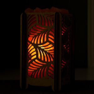 Соляной светильник с диммером "Корзина" узор листья, Е14 15Вт 1,4кг гим.соль 20х11х11см Соляной светильник с диммером "Корзина" узор листья, Е14 15Вт 1,4кг гим.соль 20х11х11см