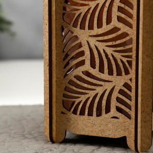 Соляной светильник с диммером "Корзина" узор листья, Е14 15Вт 1,4кг гим.соль 20х11х11см Соляной светильник с диммером "Корзина" узор листья, Е14 15Вт 1,4кг гим.соль 20х11х11см