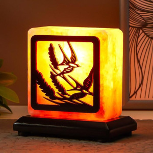 Соляной светильник с диммером "Ласточки" Е14 15Вт 1,3-1,4 кг гимал. соль 12х7х12 см Соляной светильник с диммером "Ласточки" Е14 15Вт 1,3-1,4 кг гимал. соль 12х7х12 см