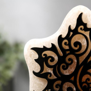 Соляной светильник с диммером "Лист кленовый" 1х15Вт Е14, 2-3 кг, 19х17х8 см Соляной светильник с диммером "Лист кленовый" 1х15Вт Е14, 2-3 кг, 19х17х8 см