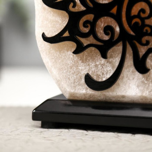 Соляной светильник с диммером "Лист кленовый" 1х15Вт Е14, 2-3 кг, 19х17х8 см Соляной светильник с диммером "Лист кленовый" 1х15Вт Е14, 2-3 кг, 19х17х8 см