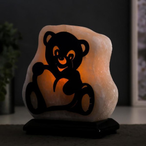 Соляной светильник с диммером "Мишка" 1х15Вт Е14, малый 1,8-2 кг 22х20х20 см Соляной светильник с диммером "Мишка" 1х15Вт Е14, малый 1,8-2 кг 22х20х20 см