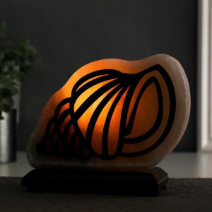 Соляной светильник с диммером "Ракушка" 1х15Вт Е14, 2-3 кг, 15х18х8 см Соляной светильник с диммером "Ракушка" 1х15Вт Е14, 2-3 кг, 15х18х8 см