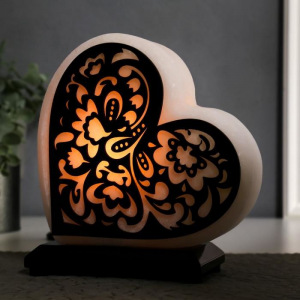 Соляной светильник с диммером "Сердце" №3, 1х15Вт Е14, 2-3 кг, 19х18х10см Соляной светильник с диммером "Сердце" №3, 1х15Вт Е14, 2-3 кг, 19х18х10см