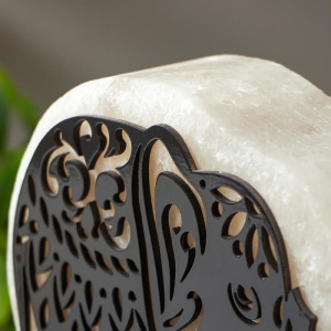 Соляной светильник с диммером "Слон малый" Е14 15Вт 2-3 кг белая соль 18х8х16 см Соляной светильник с диммером "Слон малый" Е14 15Вт 2-3 кг белая соль 18х8х16 см