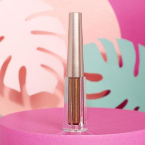 Стойкие глиттерные тени для глаз Glitter is new World, оттенок №1, бронзовый, 3 мл Стойкие глиттерные тени для глаз Glitter is new World, оттенок №1, бронзовый, 3 мл
