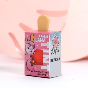 Стойкий тинт для губ на водной основе La la llama, оттенок красный апельсин, 4,5 мл Стойкий тинт для губ на водной основе La la llama, оттенок красный апельсин, 4,5 мл
