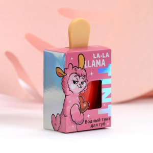 Стойкий тинт для губ на водной основе La la llama, оттенок красный апельсин, 4,5 мл Стойкий тинт для губ на водной основе La la llama, оттенок красный апельсин, 4,5 мл