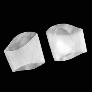 Супинатор для обуви, амортизирующий, на манжете, силиконовый, пара, цвет белый Супинатор для обуви, амортизирующий, на манжете, силиконовый, пара, цвет белый