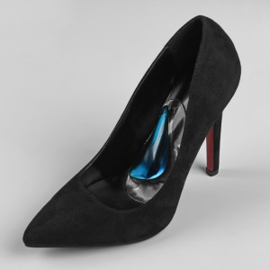 Супинаторы для обуви, силиконовые, амортизирующие, L р-р, пара, цвет прозрачный/голубой Супинаторы для обуви, силиконовые, амортизирующие, L р-р, пара, цвет прозрачный/голубой