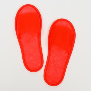 Тапочки с открытым мысом КРАСНЫЕ "Боббер" Стандарт 20 пар уп Тапочки с открытым мысом КРАСНЫЕ "Боббер" Стандарт 20 пар уп