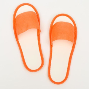 Тапочки с открытым мысом ПЕРСИКОВЫЕ "Боббер" Classic 20 пар уп Тапочки с открытым мысом ПЕРСИКОВЫЕ "Боббер" Classic 20 пар уп