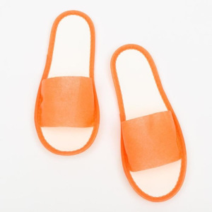 Тапочки с открытым мысом ПЕРСИКОВЫЕ "Боббер" Classic 20 пар уп Тапочки с открытым мысом ПЕРСИКОВЫЕ "Боббер" Classic 20 пар уп