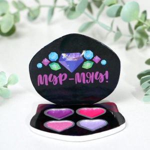 Тени для девочки «Мур-мяу!» 4 цвета по по 1,3 гр Тени для девочки «Мур-мяу!» 4 цвета по по 1,3 гр