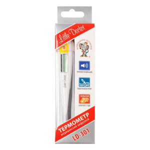 Термометр электронный Little Doctor LD-301, водонепроницаемый, память, звуковой сигнал Термометр электронный Little Doctor LD-301, водонепроницаемый, память, звуковой сигнал