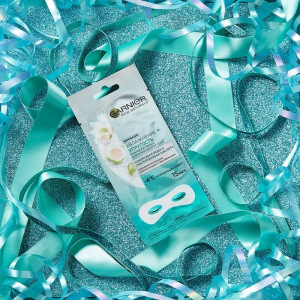 Тканевая маска для кожи вокруг глаз Garnier «Увлажнение + упругость» против мешков и темных кругов Тканевая маска для кожи вокруг глаз Garnier «Увлажнение + упругость» против мешков и темных кругов