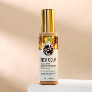 Тональный крем с частичками золота ENOUGH Rich Gold Double Wear Radiance Foundation SPF50+ P, 100 мл Тональный крем с частичками золота ENOUGH Rich Gold Double Wear Radiance Foundation SPF50+ P, 100 мл