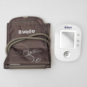 Тонометр электронный B.Well PRO 33, автоматический, индикатор аритмии, манжета М-L, адаптер Тонометр электронный B.Well PRO 33, автоматический, индикатор аритмии, манжета М-L, адаптер