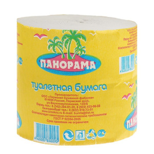 Туалетная бумага «Панорама», 1 слой Туалетная бумага «Панорама», 1 слой
