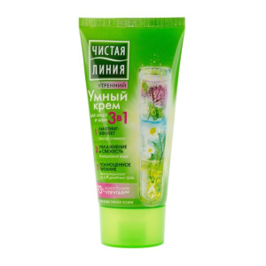 Умный крем для лица 3 в 1 Чистая линия, утро, 50 мл Умный крем для лица 3 в 1 Чистая линия, утро, 50 мл