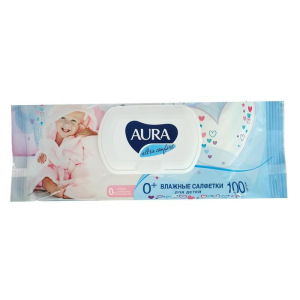 Влажные салфетки Aura Ultra Comfort, детские, гипоаллергенные, 100 шт. Влажные салфетки Aura Ultra Comfort, детские, гипоаллергенные, 100 шт.