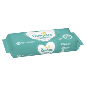 Влажные салфетки Pampers Sensitive, детские, 52 шт. Влажные салфетки Pampers Sensitive, детские, 52 шт.