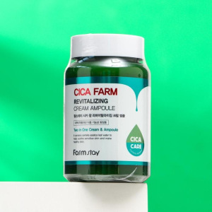 Восстанавливающий ампульный крем FarmStay с центеллой азиатской, 250 мл Восстанавливающий ампульный крем FarmStay с центеллой азиатской, 250 мл