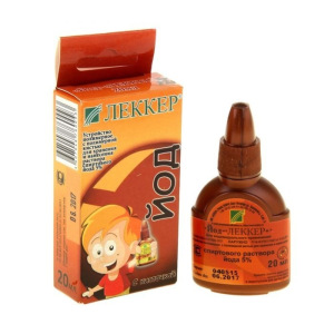 Йод Lekker, 20 мл. Йод Lekker, 20 мл.