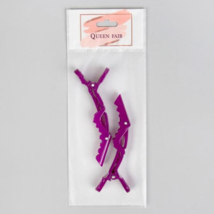 Зажим для волос складной, 11,5 см, цвет МИКС Зажим для волос складной, 11,5 см, цвет МИКС